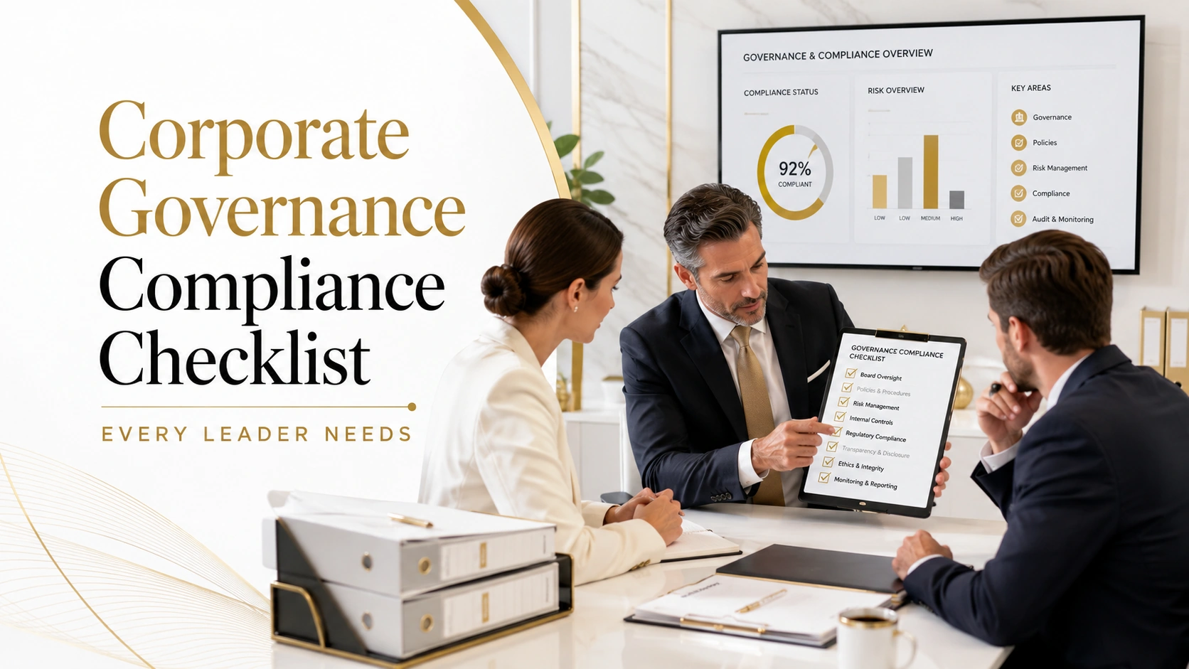 corporate governance compliance checklist