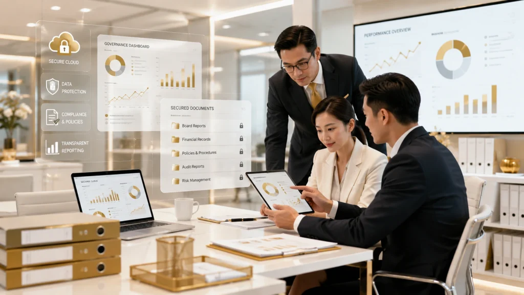 corporate governance compliance supporting secure data and technology governance